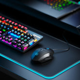 Ratón para juegos de computadora con iluminación, silencioso y con cable de 6 botones Inphic PW1H